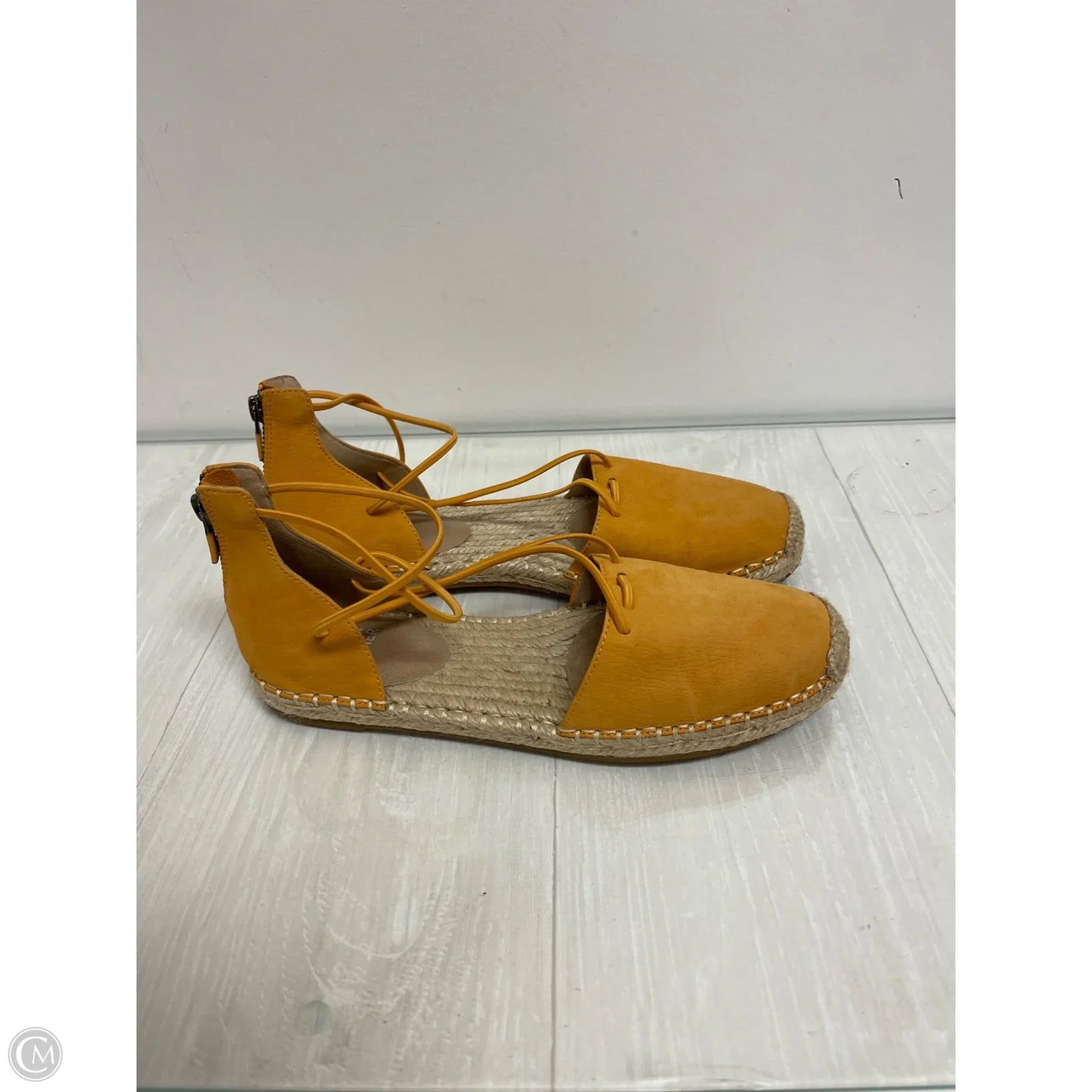 Sandals Flats By Eileen Fisher In Yellow, Size: 8
