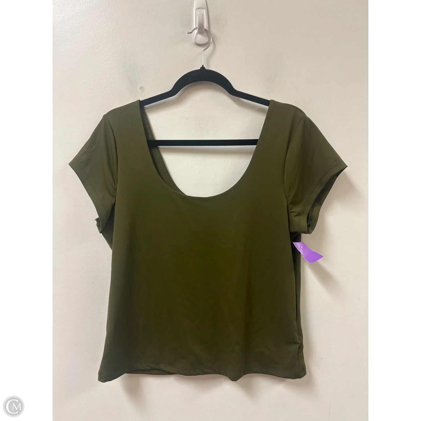 Top Short Sleeve By Old Navy In Green, Size: Xl