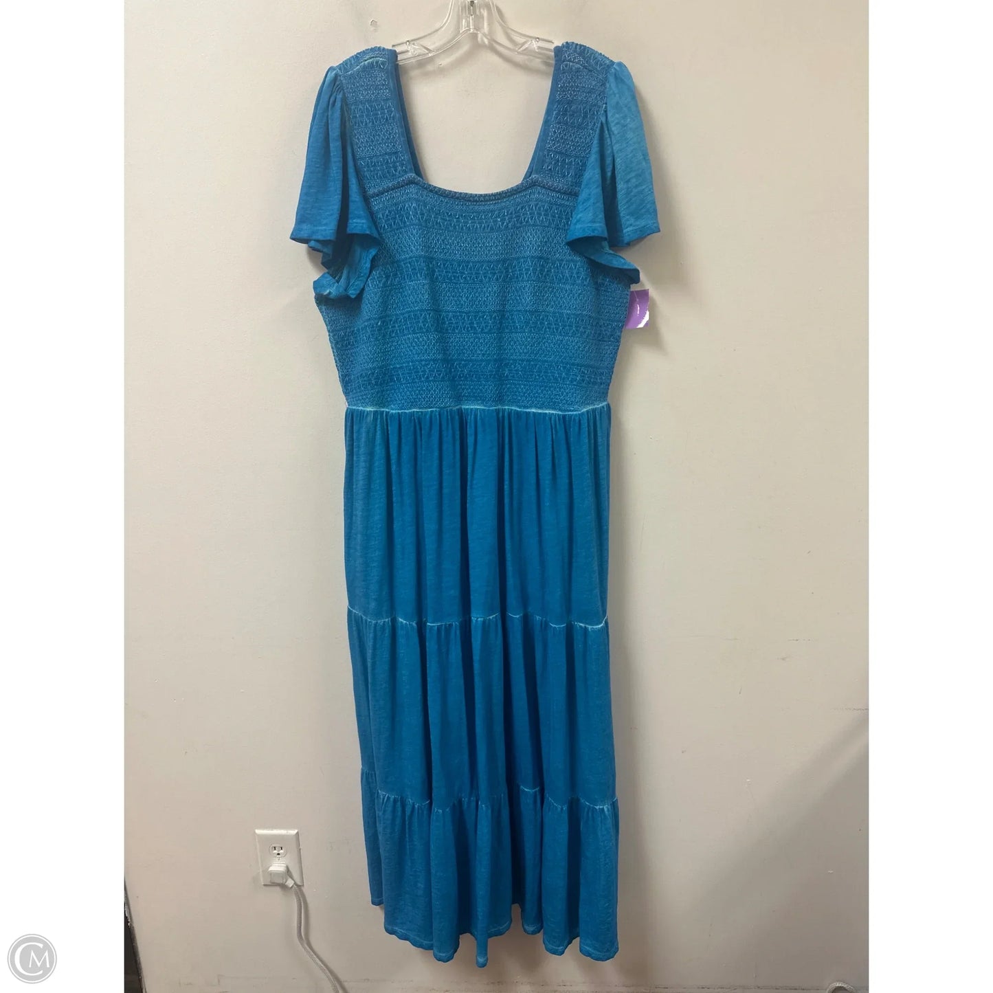 Dress Casual Maxi By Lane Bryant In Blue, Size: 3x
