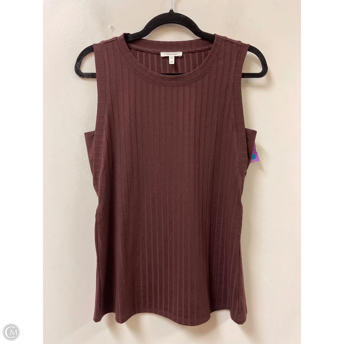 Top Sleeveless By Maurices In Brown, Size: M