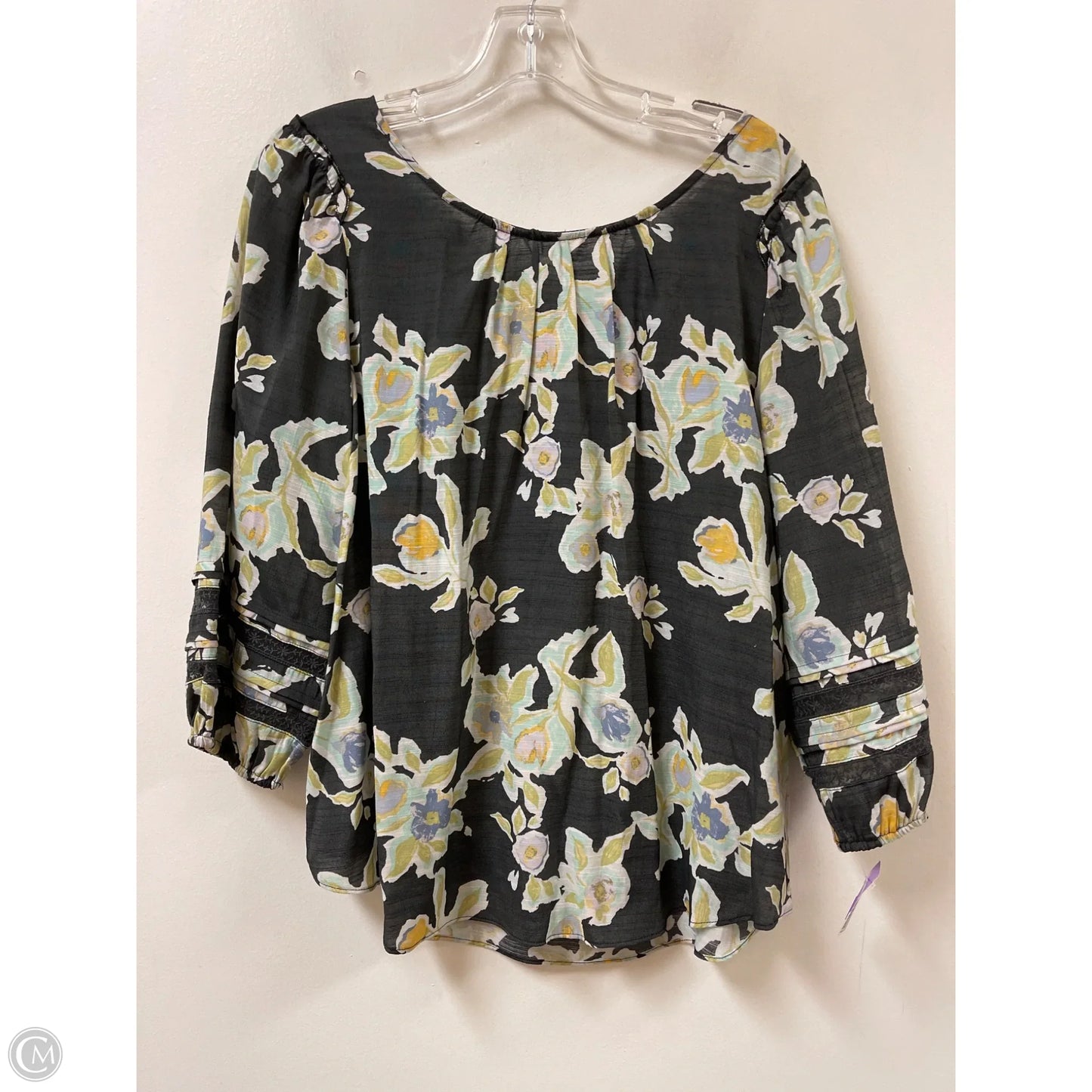 Top Long Sleeve By Lc Lauren Conrad In Floral Print, Size: M