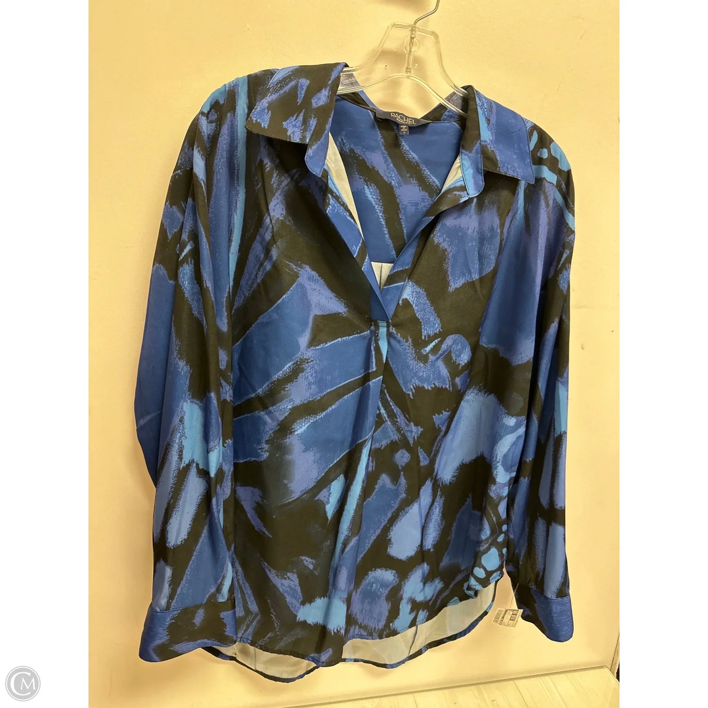 Top Long Sleeve By Rachel Roy In Blue, Size: L