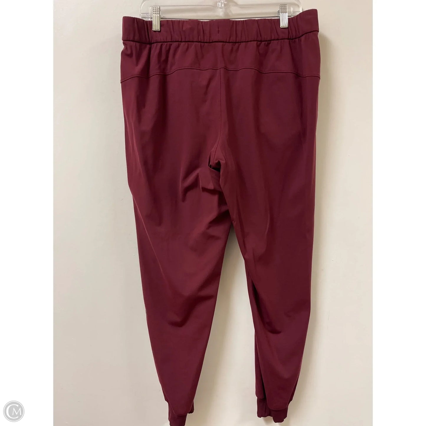 Athletic Pants By Lululemon In Red, Size: 12