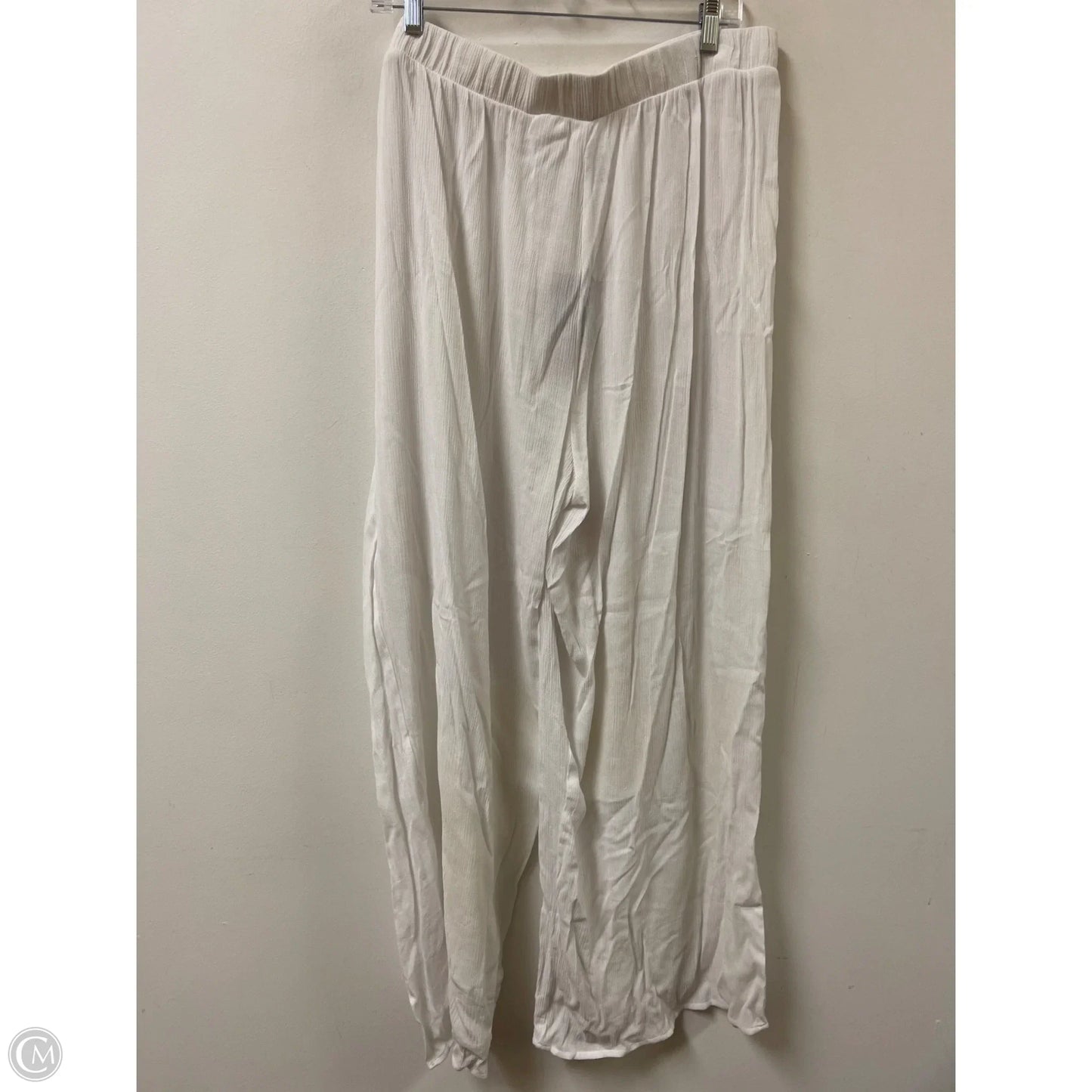 Pants Wide Leg By Serra In White, Size: 16