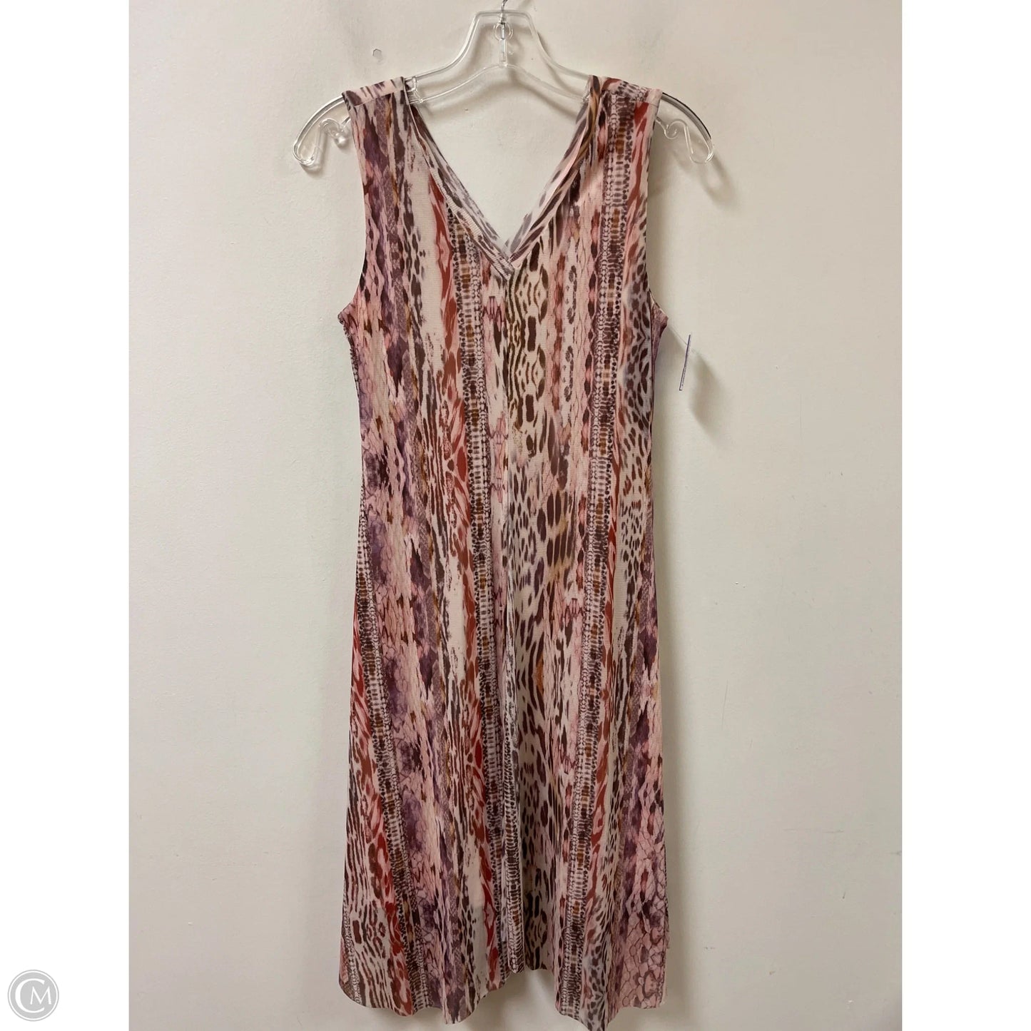Dress Casual Midi By Tahari In Animal Print, Size: S