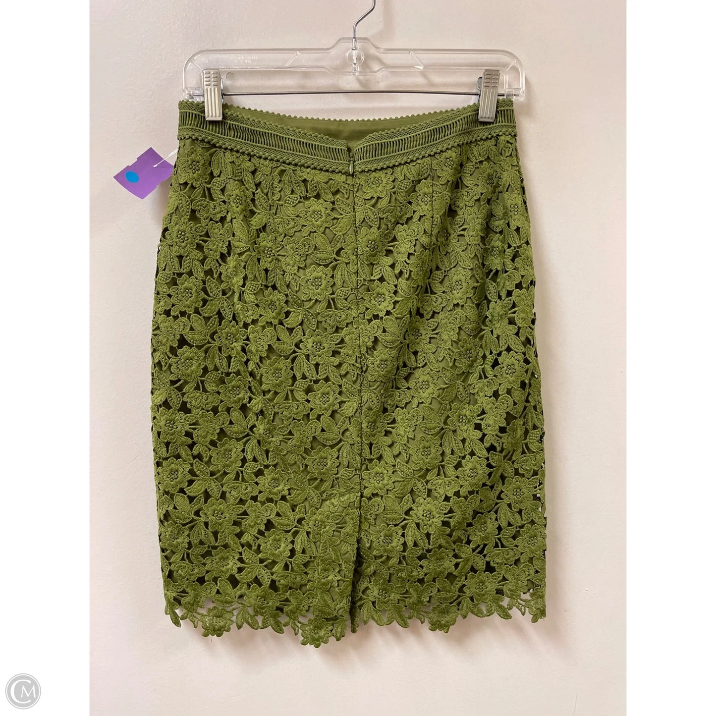 Skirt Mini & Short By Ann Taylor In Green, Size: 2p