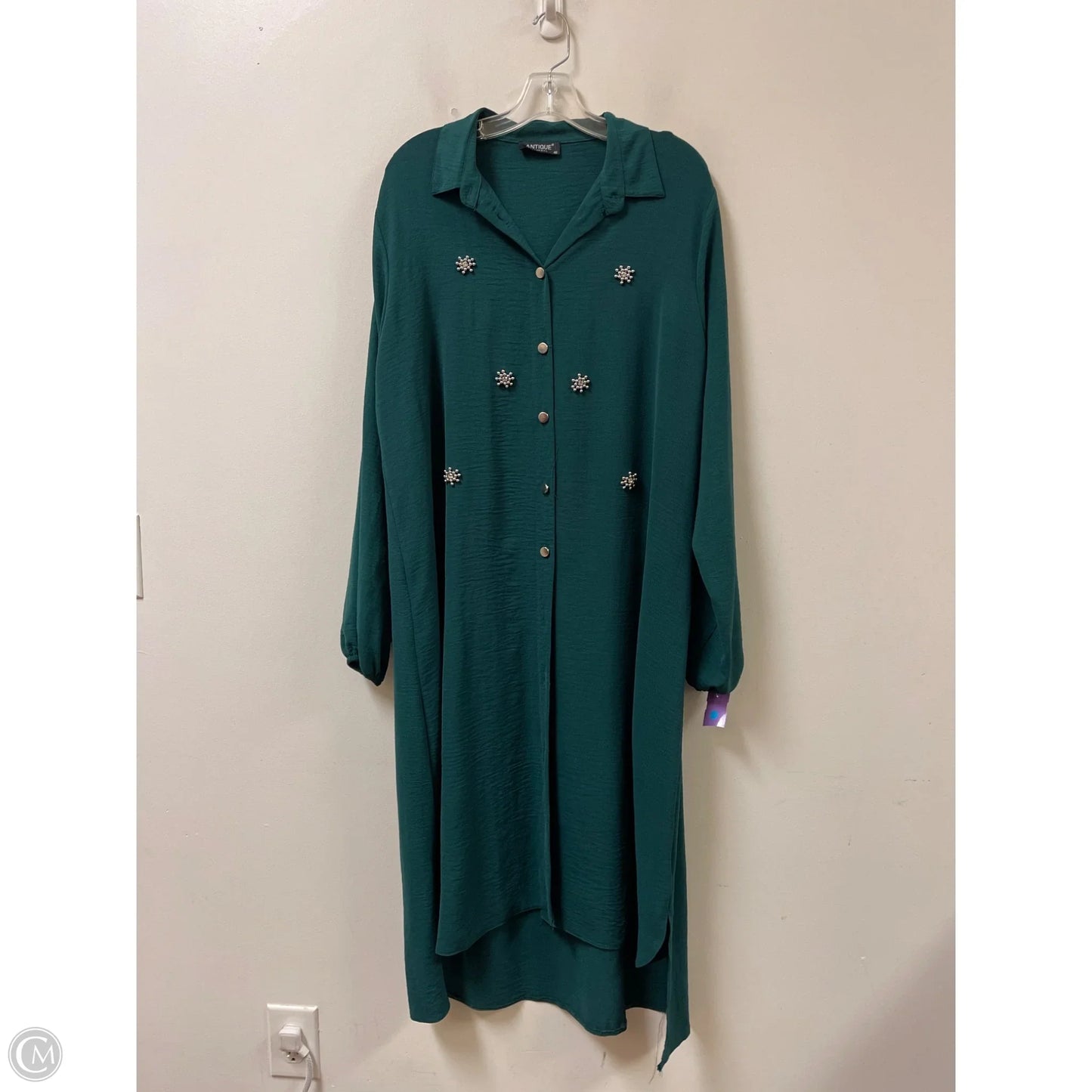 Dress Casual Maxi By Clothes Mentor In Green, Size: Xl