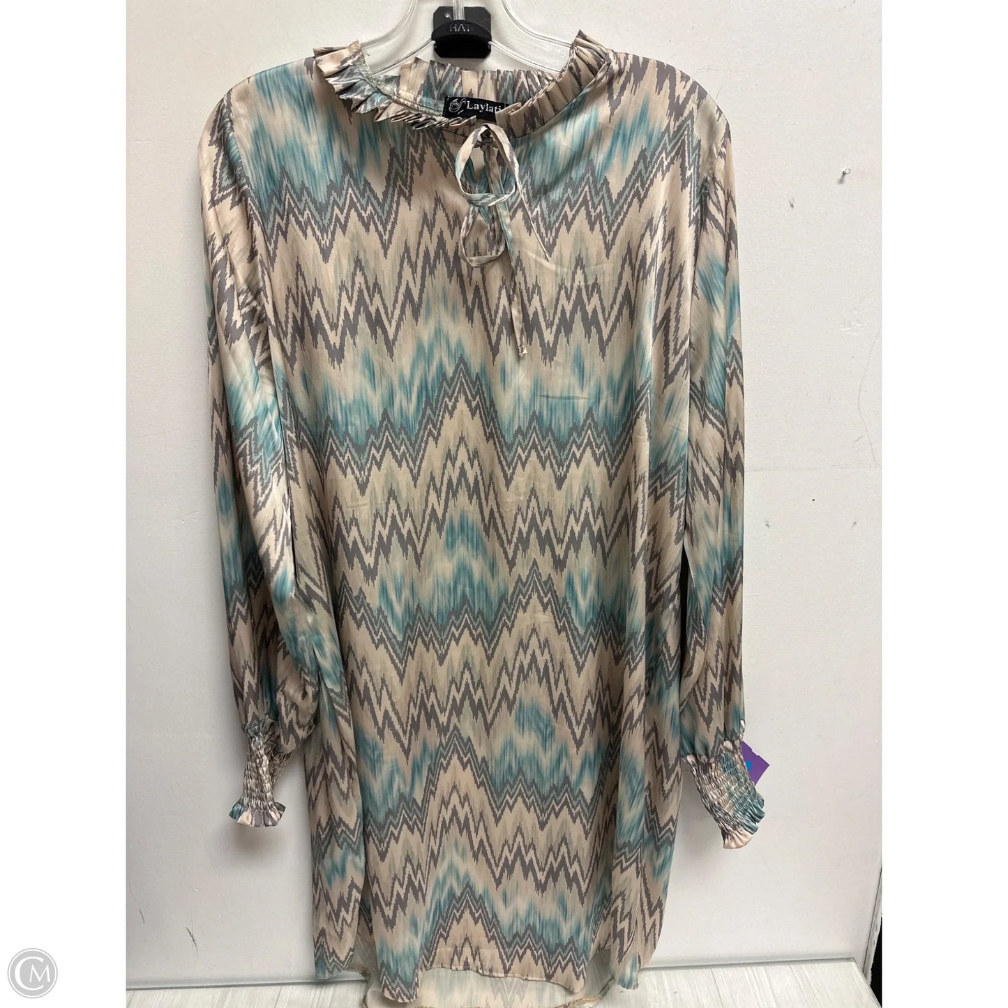 Dress Casual Midi By Clothes Mentor In Cream, Size: L