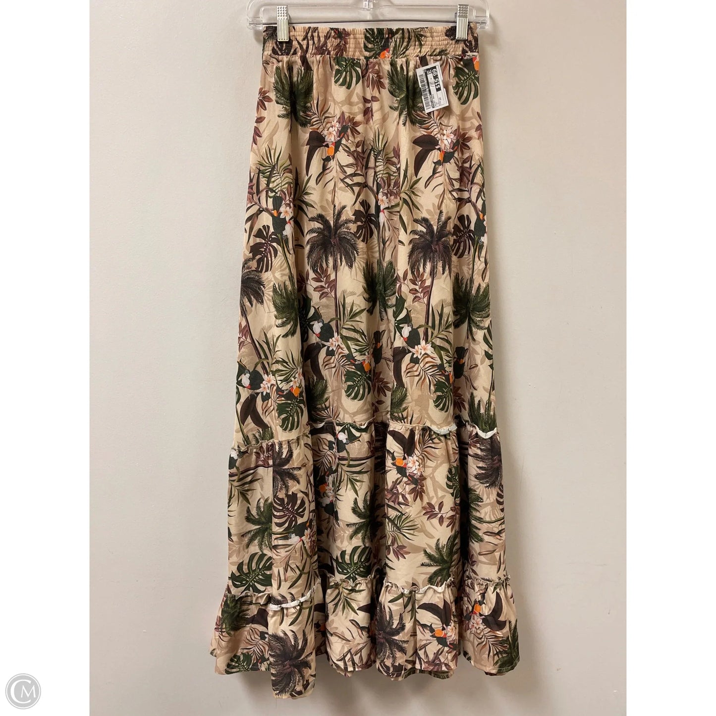Skirt Maxi By Pull&bear In Tan, Size: 12