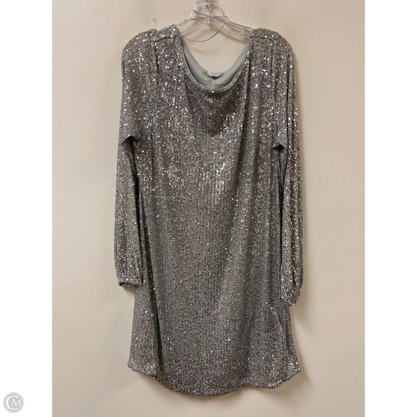 Dress Party Midi By Crown And Ivy In Silver, Size: L