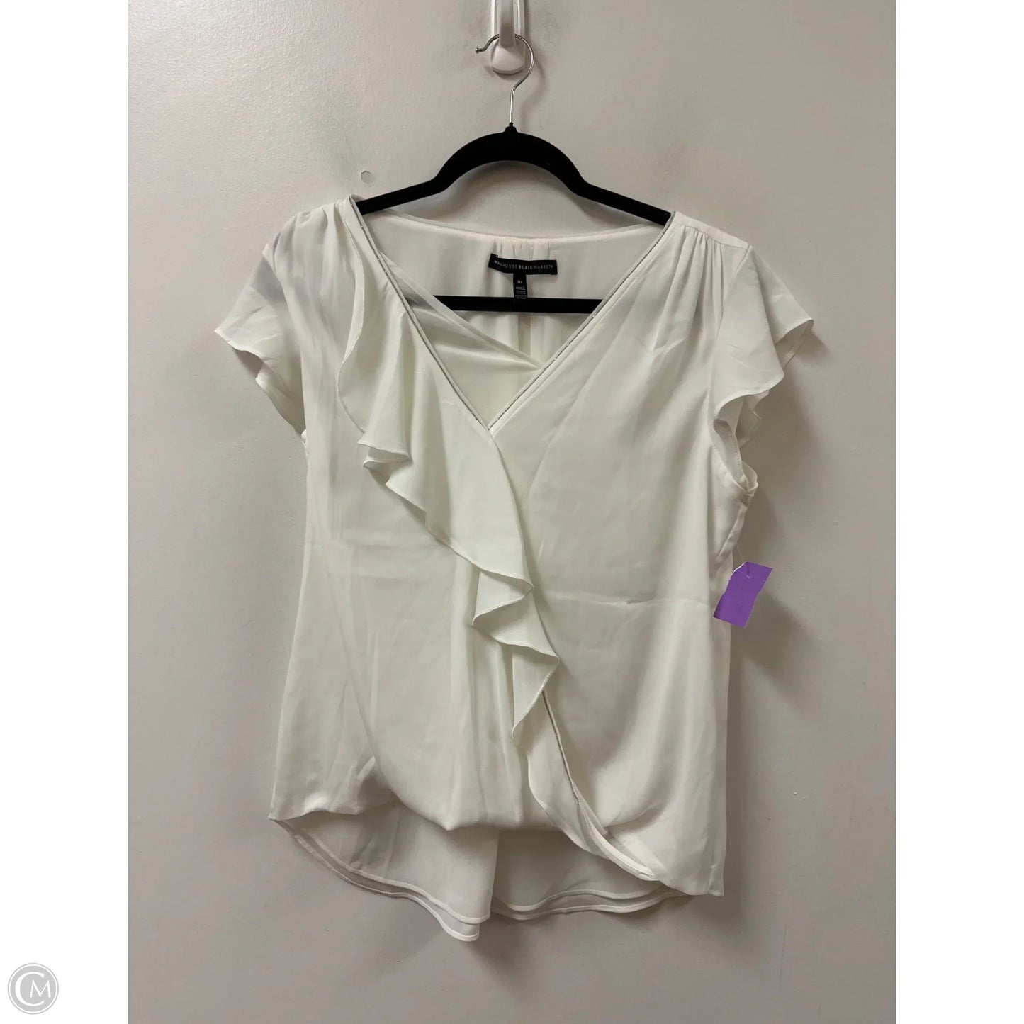 Top Sleeveless By White House Black Market In Cream, Size: M