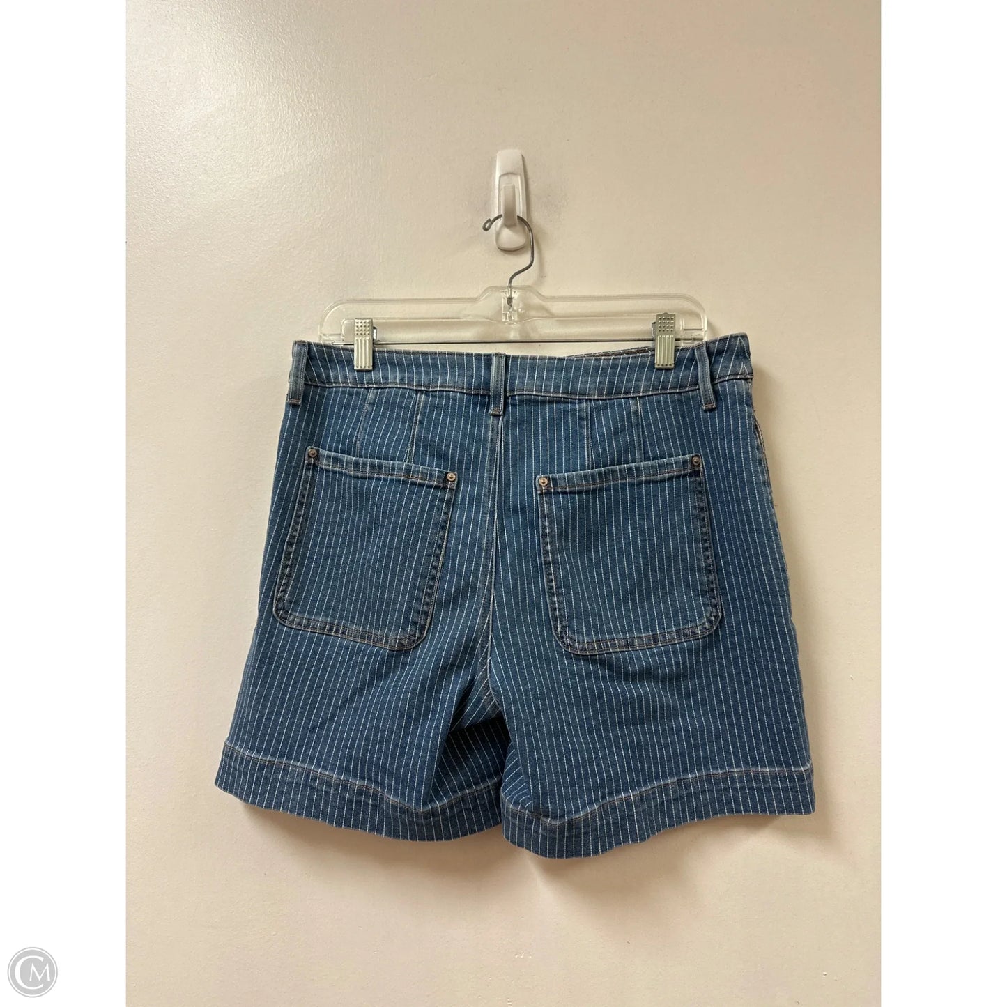 Shorts By Chicos In Blue Denim, Size: 6