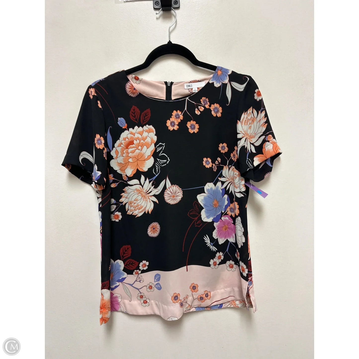 Top Short Sleeve By Dr2 In Black, Size: S