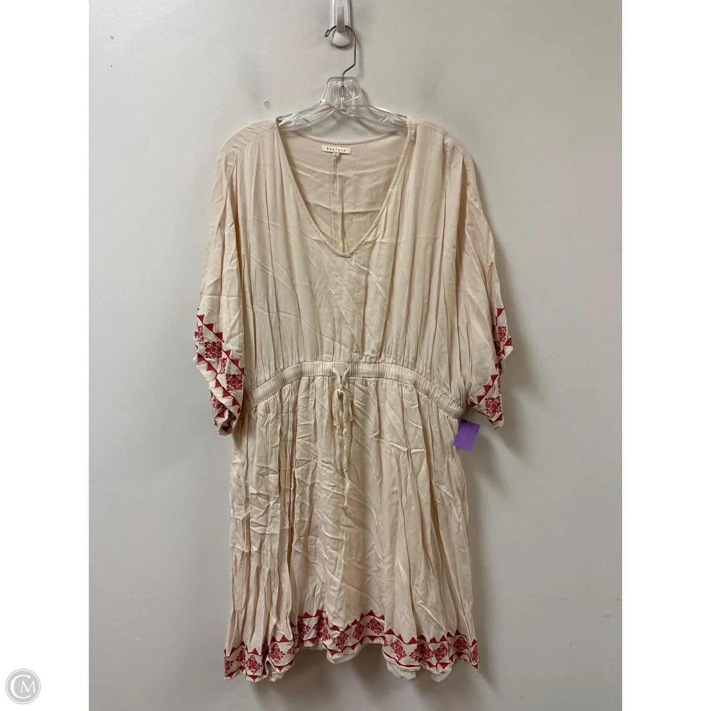 Dress Casual Midi By Baevely In Cream, Size: 3x