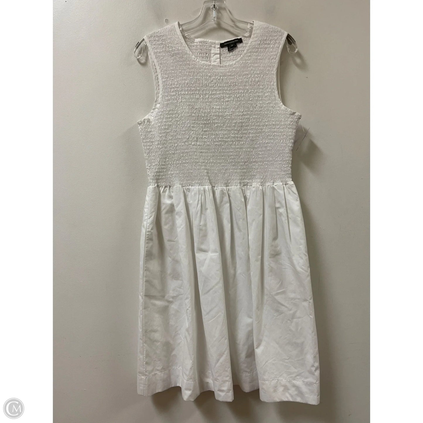 Dress Casual Midi By French Connection In White, Size: L