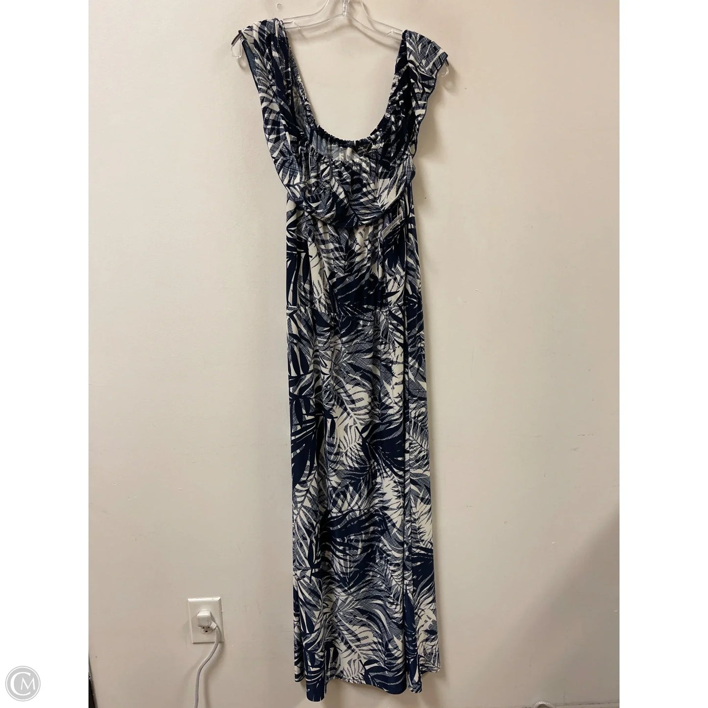 Dress Casual Maxi By Mlle Gabrielle In Navy, Size: Xl