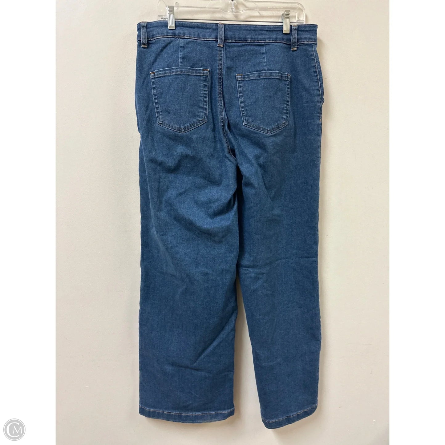 Jeans Flared By Style And Company In Blue Denim, Size: 12