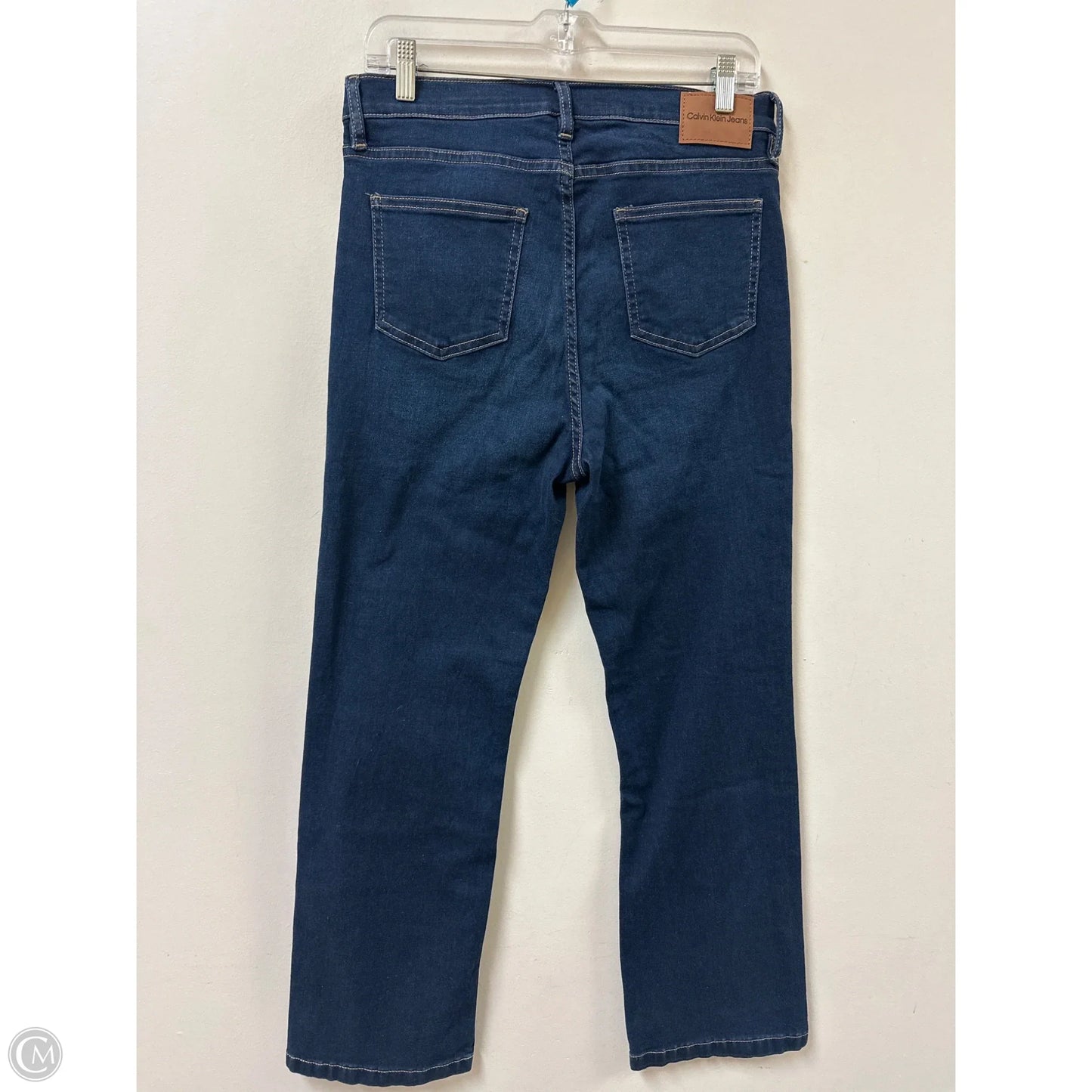 Jeans Skinny By Calvin Klein In Blue Denim, Size: 12p