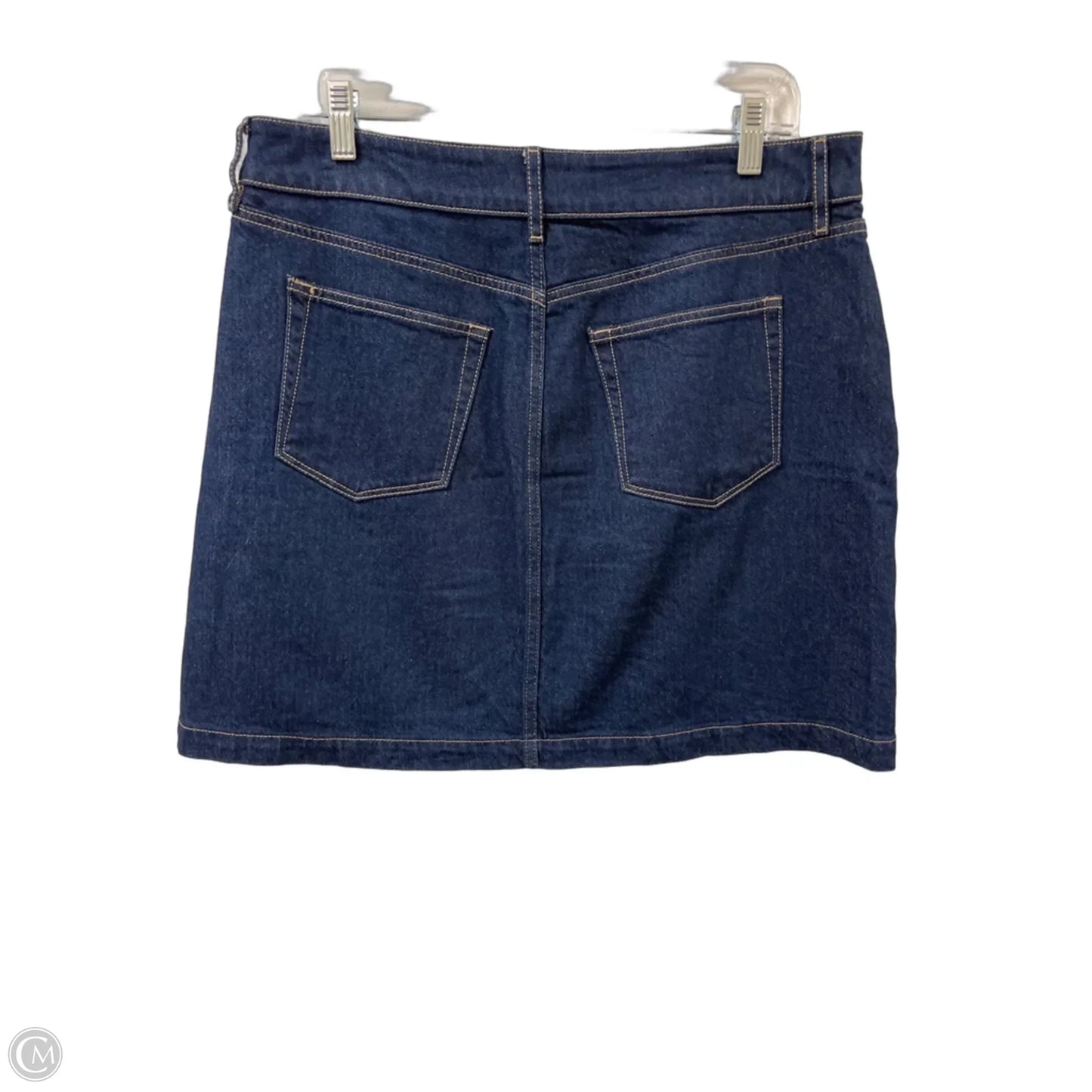 Skirt Mini & Short By Loft In Blue Denim, Size: 10
