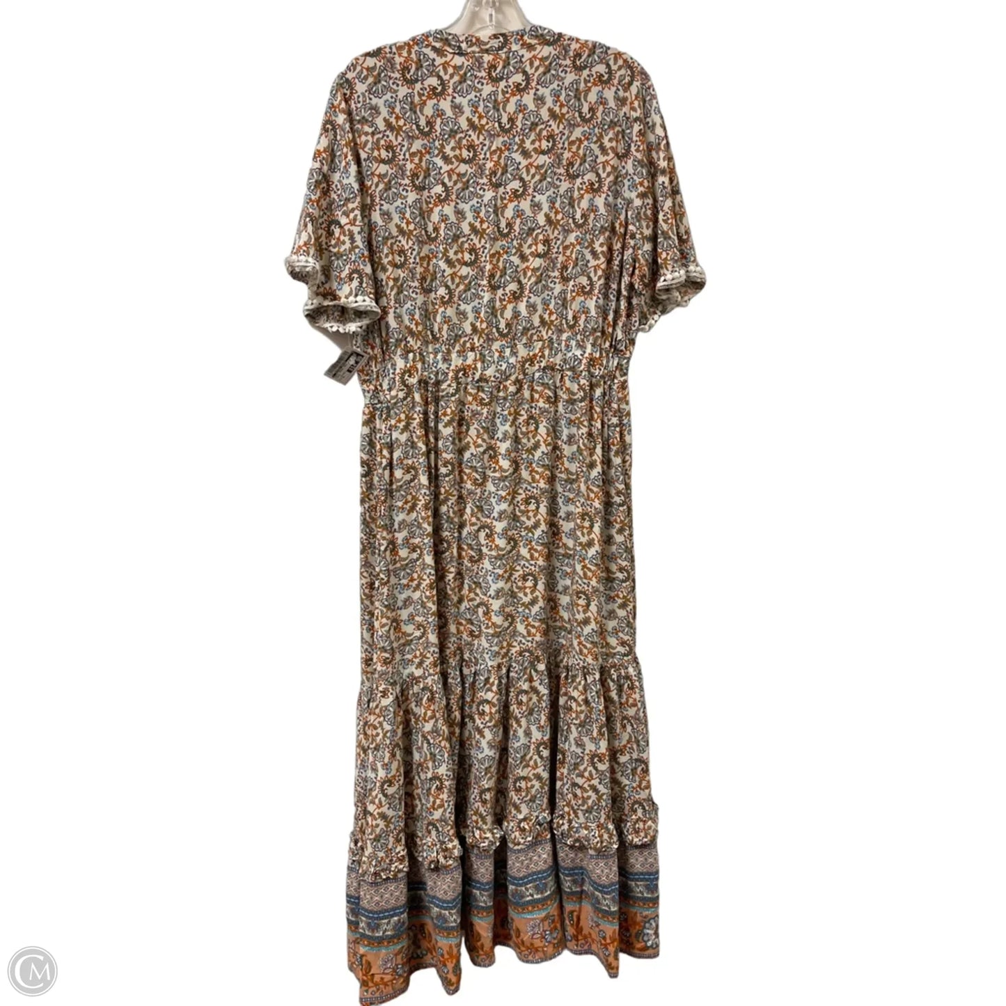 Dress Casual Maxi By Clothes Mentor In Orange, Size: Xl