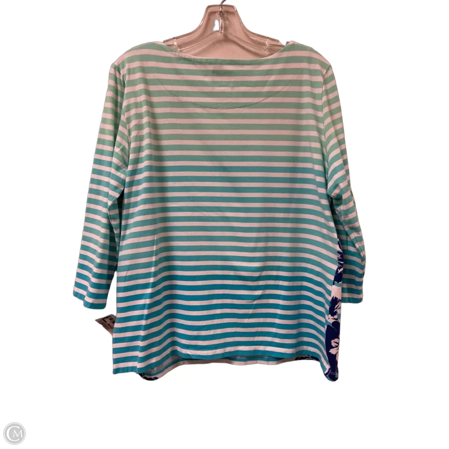 Top Long Sleeve By Ruby Rd In Blue, Size: Xl