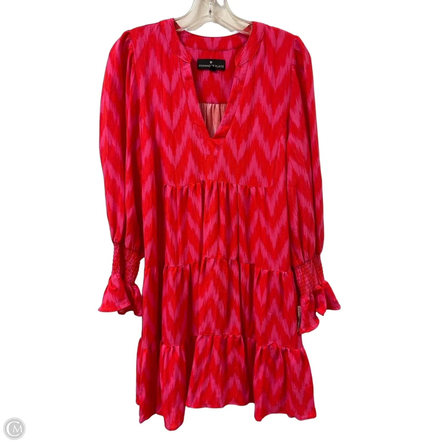 Dress Casual Midi By Pomander Place In Pink, Size: M