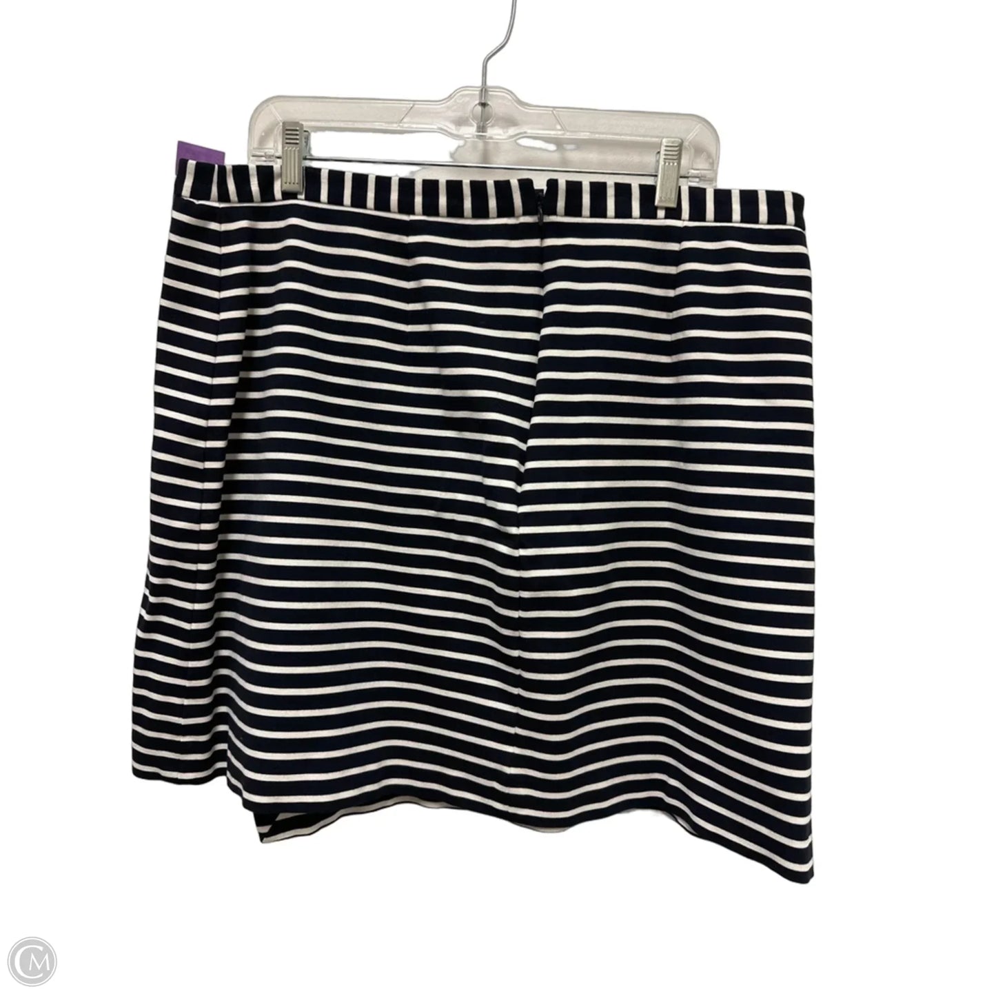 Skirt Mini & Short By Ann Taylor In Navy, Size: 16