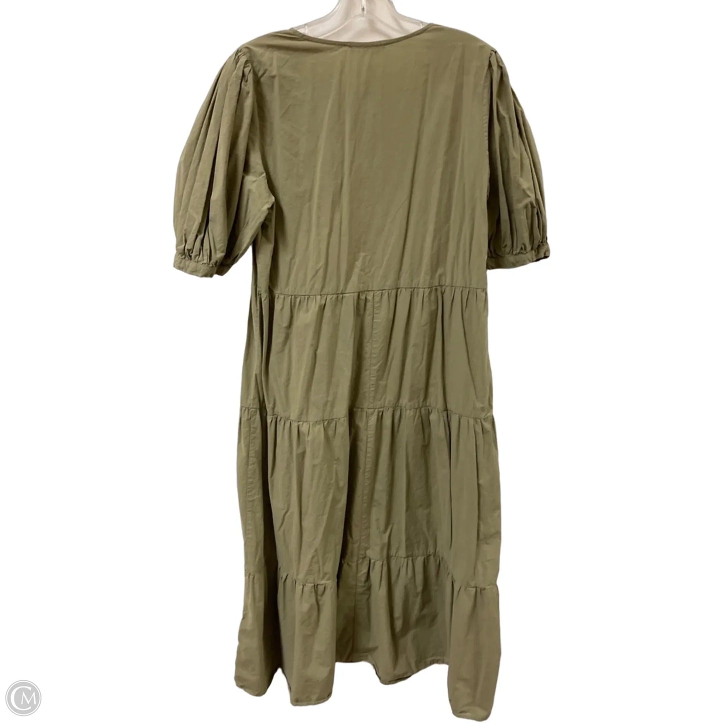 Dress Casual Maxi By Mng In Green, Size: M