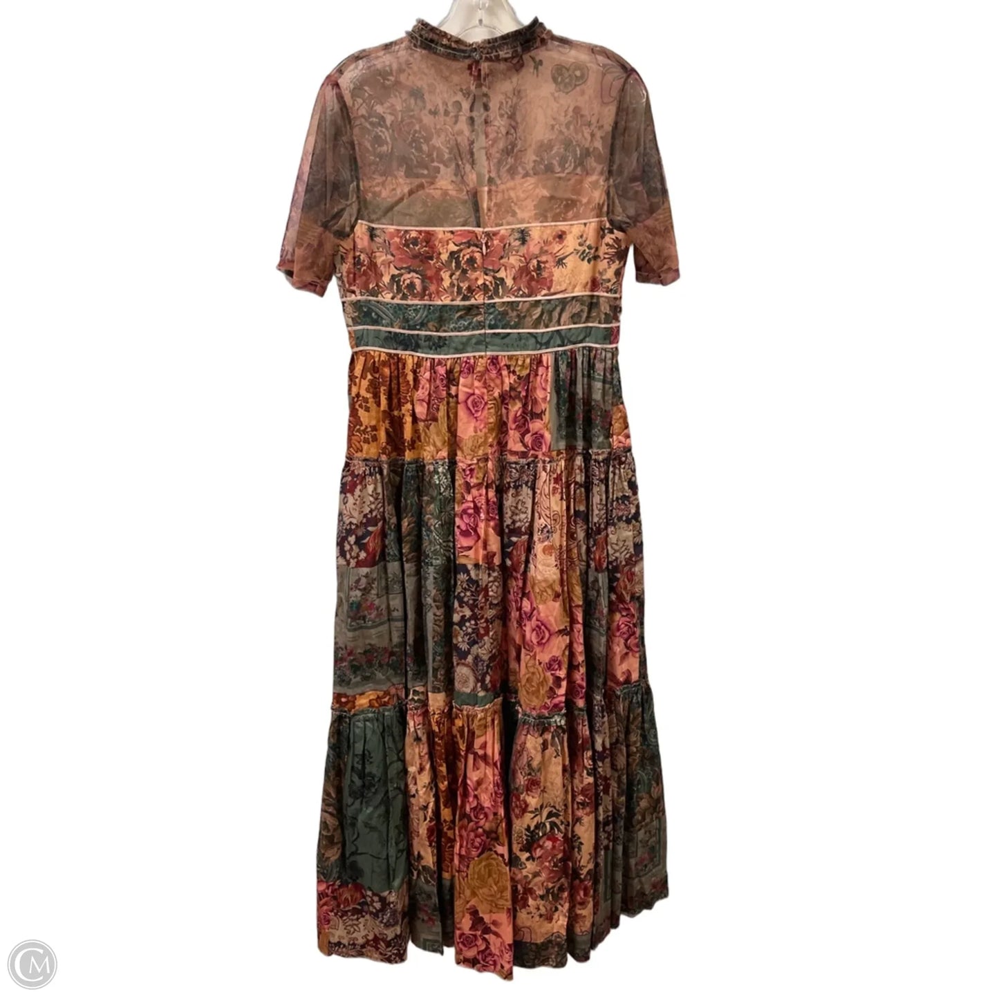 Dress Casual Maxi By Anthropologie In Floral Print, Size: Mp