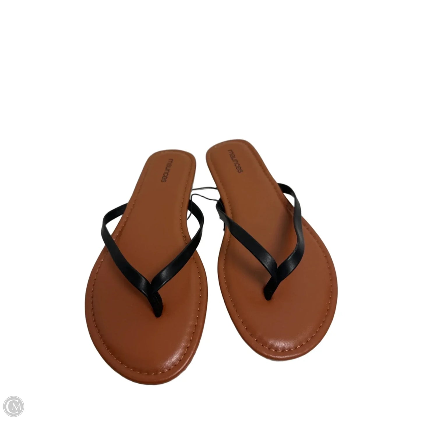 Sandals Flip Flops By Maurices In Black, Size: 7