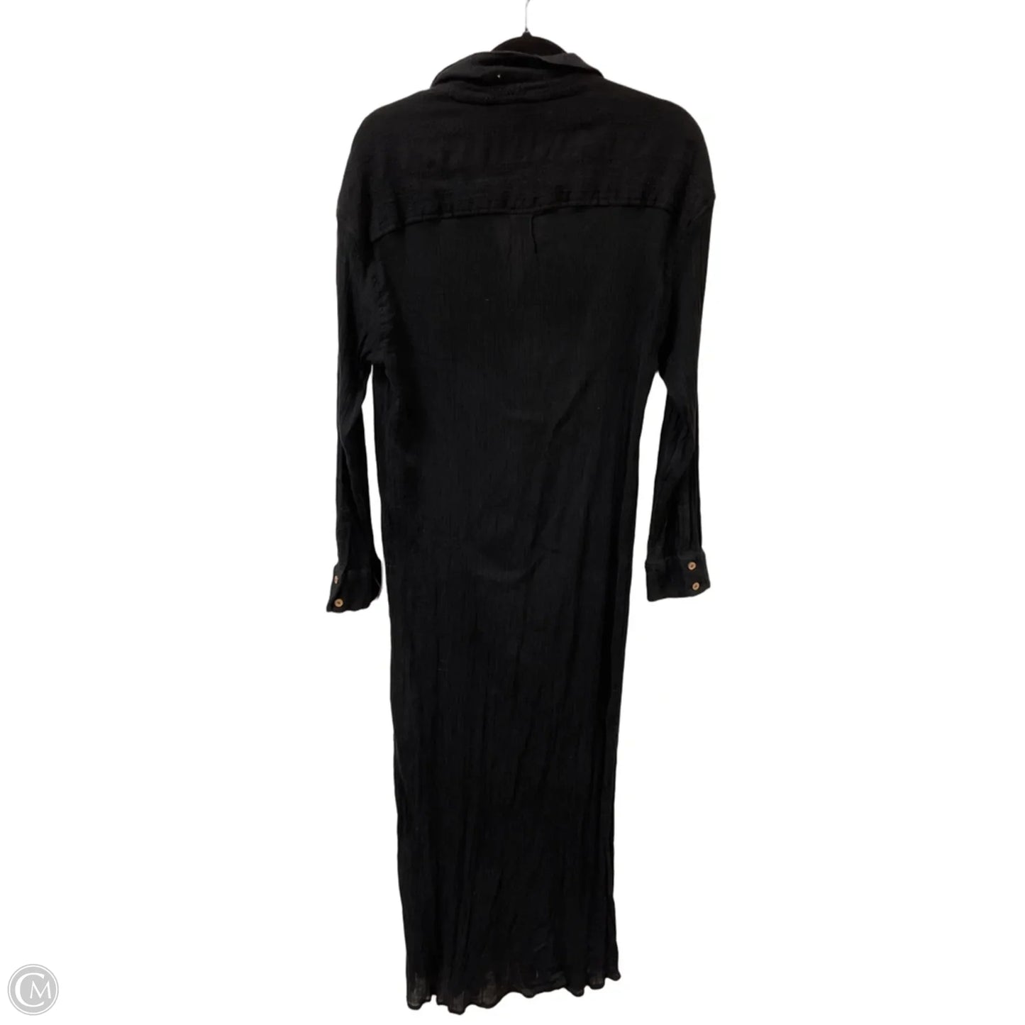 Dress Casual Maxi By Free People In Black, Size: L