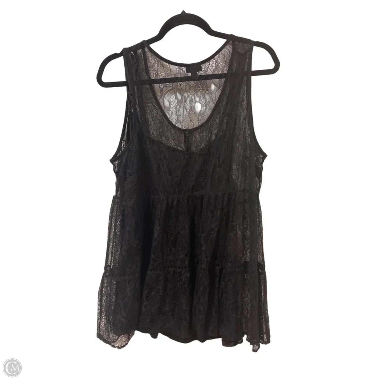 Top Sleeveless By Torrid In Black, Size: 2x