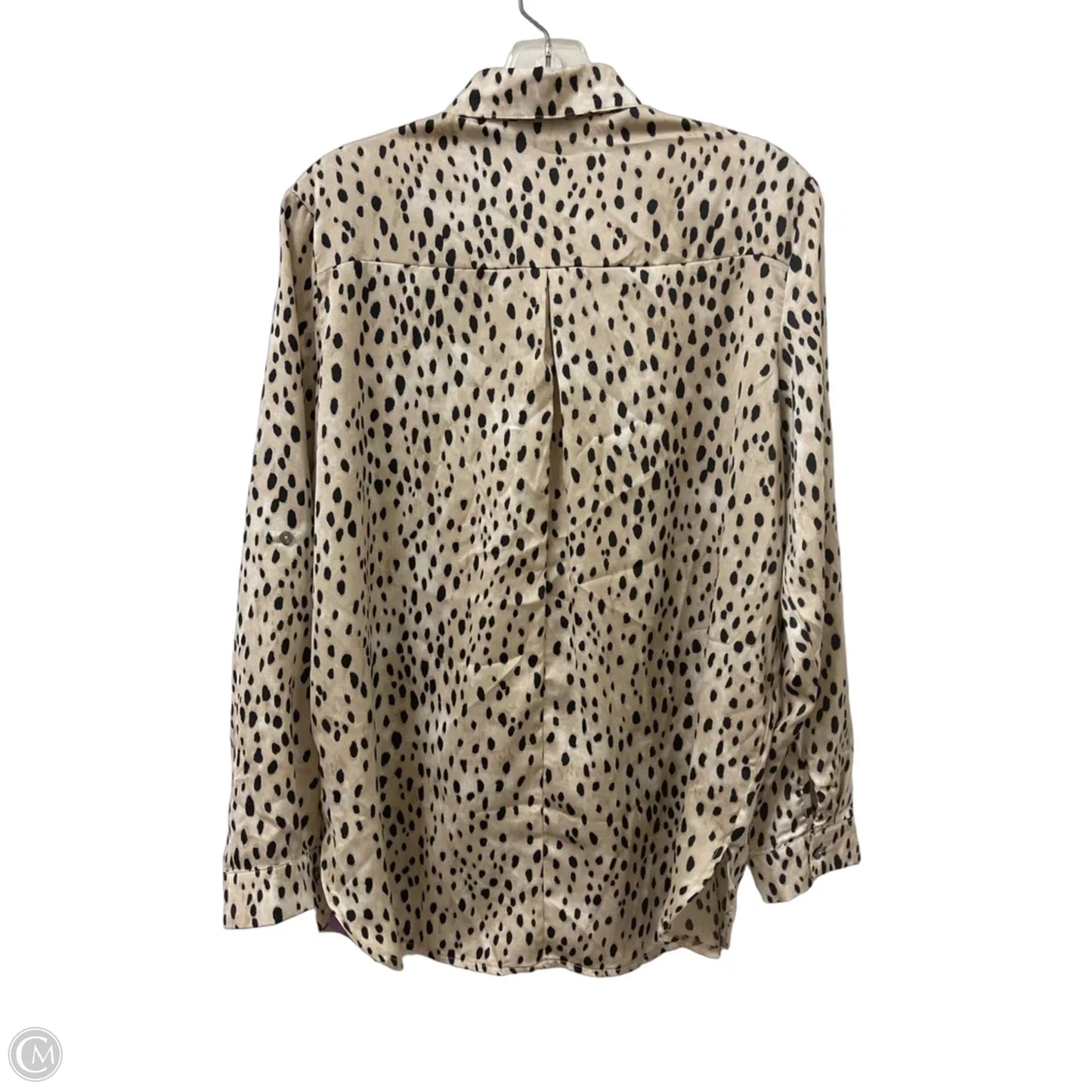 Blouse Long Sleeve By She + Sky In Animal Print, Size: S