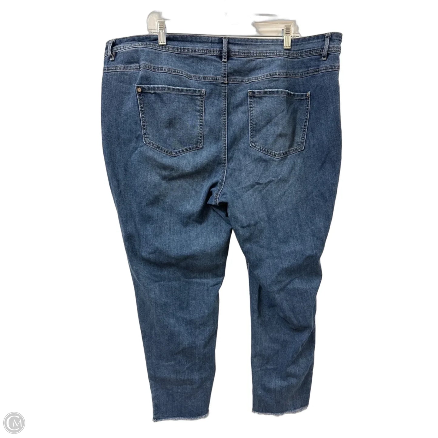 Jeans Straight By Cato In Blue Denim, Size: 20