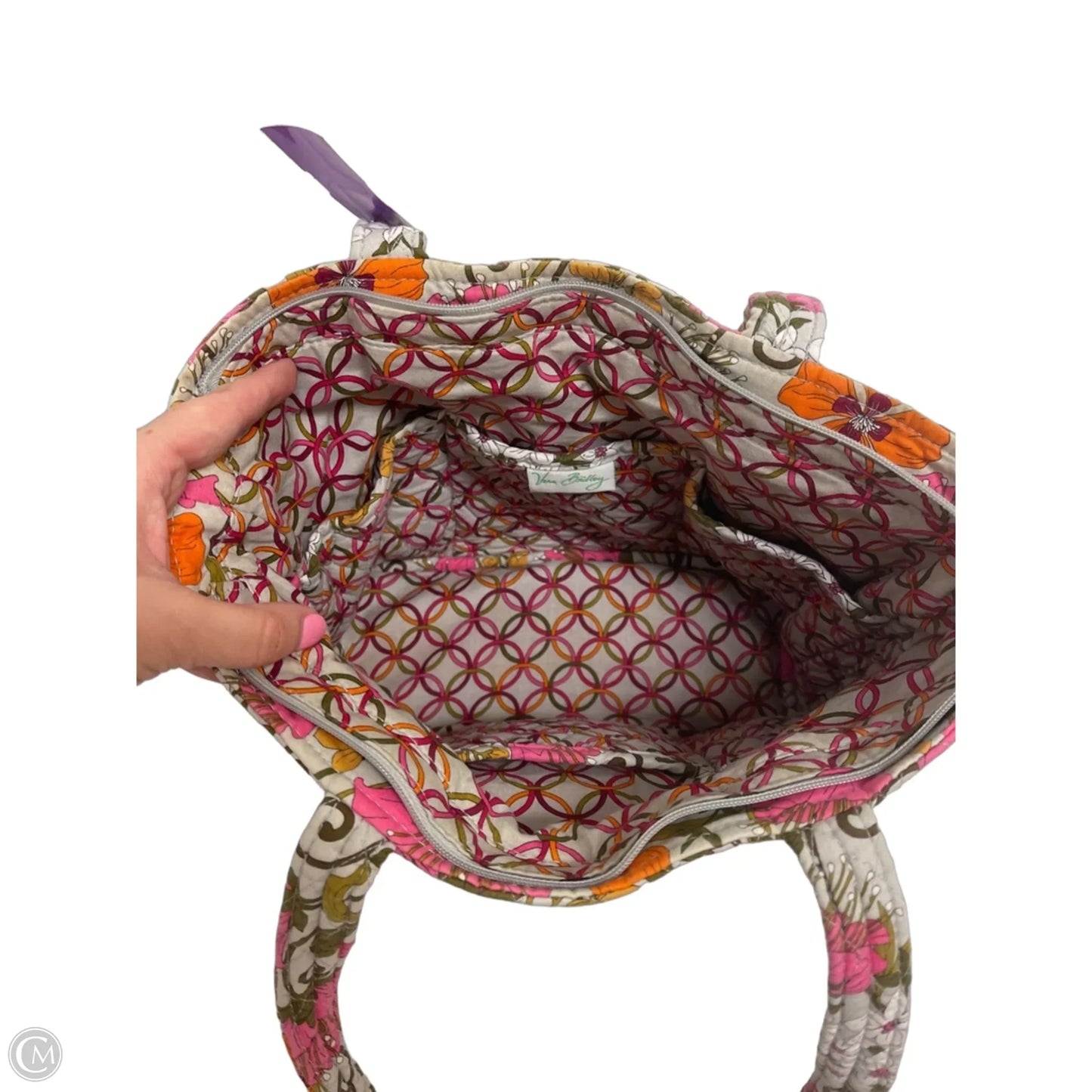 Handbag By Vera Bradley, Size: Medium