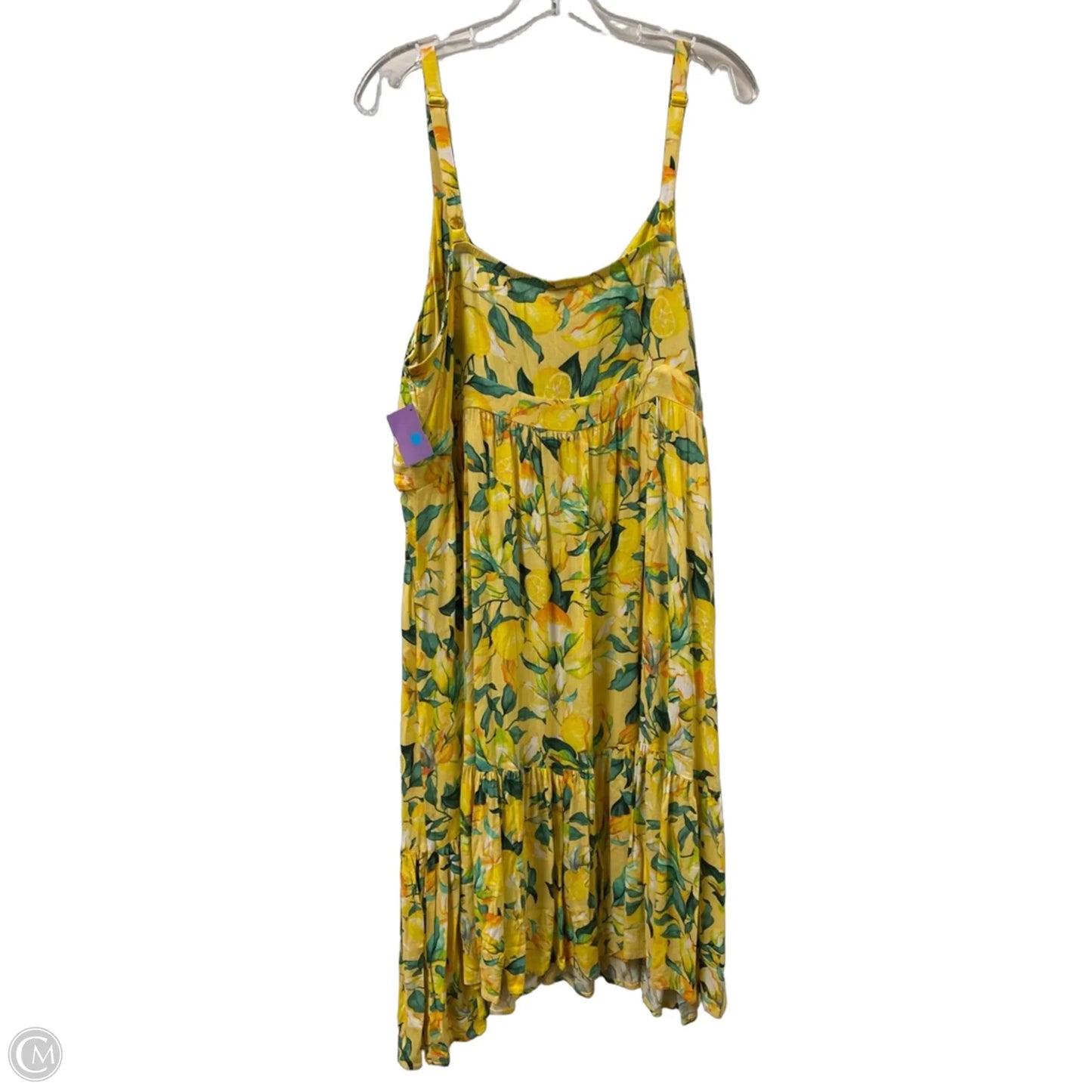 Dress Casual Midi By Torrid In Yellow, Size: 3x