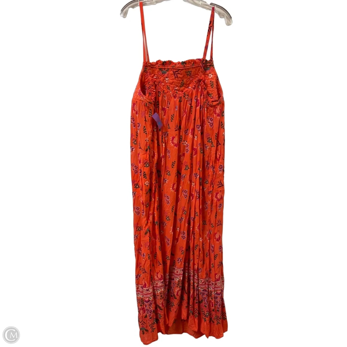 Dress Casual Maxi By Anthropologie In Orange, Size: 2x