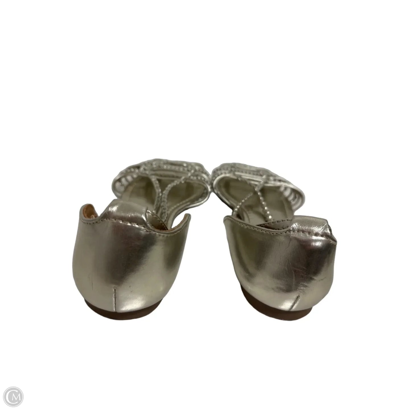 Shoes Flats By Report In Silver, Size: 7.5