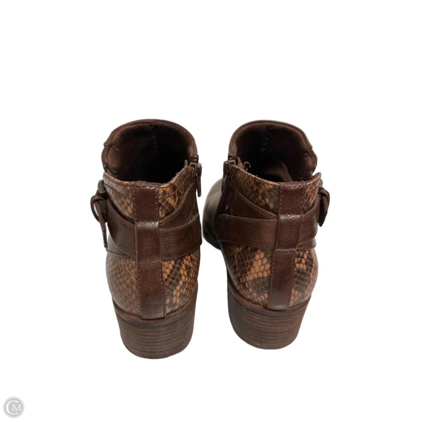Boots Ankle Flats By Bare Traps In Brown, Size: 7.5