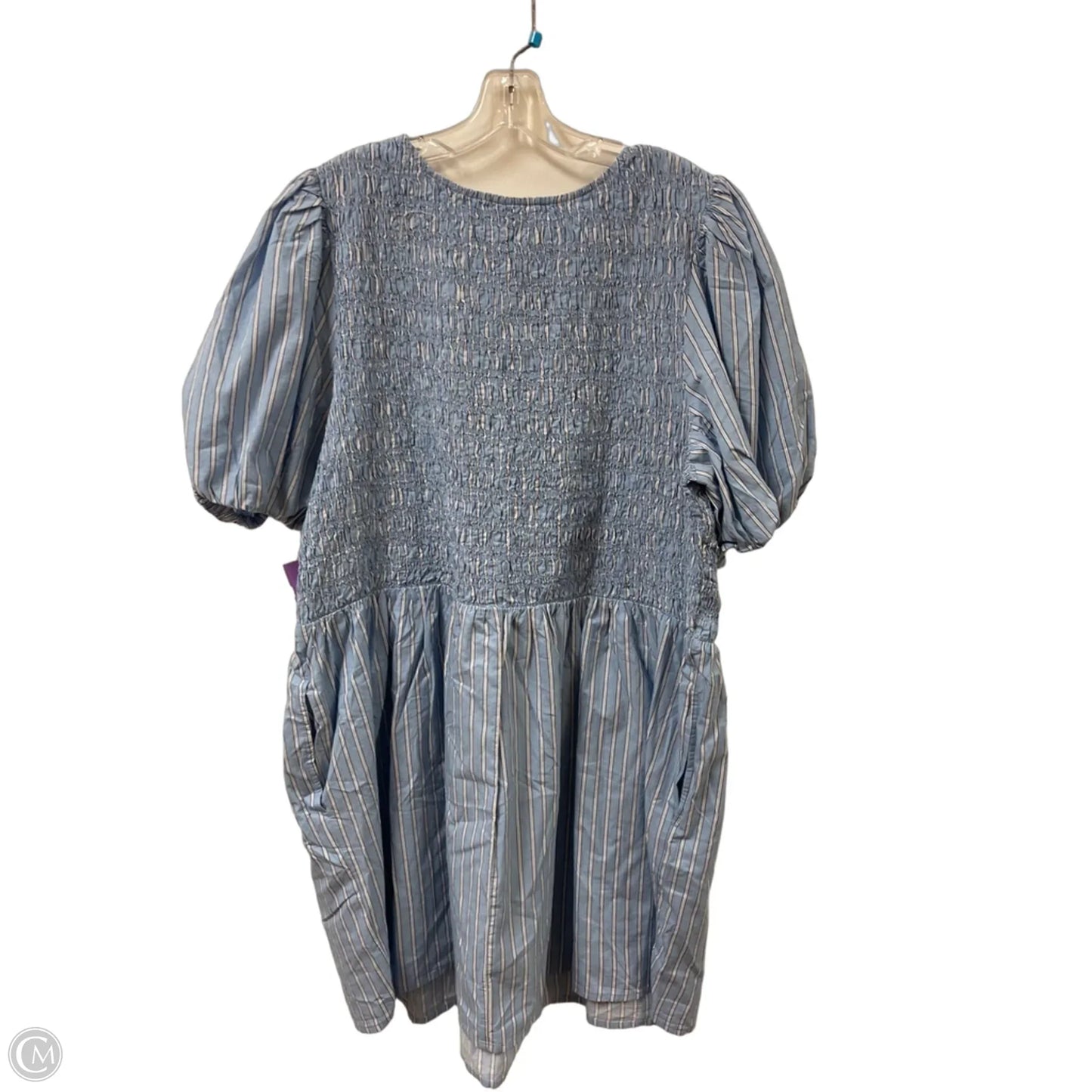 Dress Casual Midi By Old Navy In Blue, Size: 1x