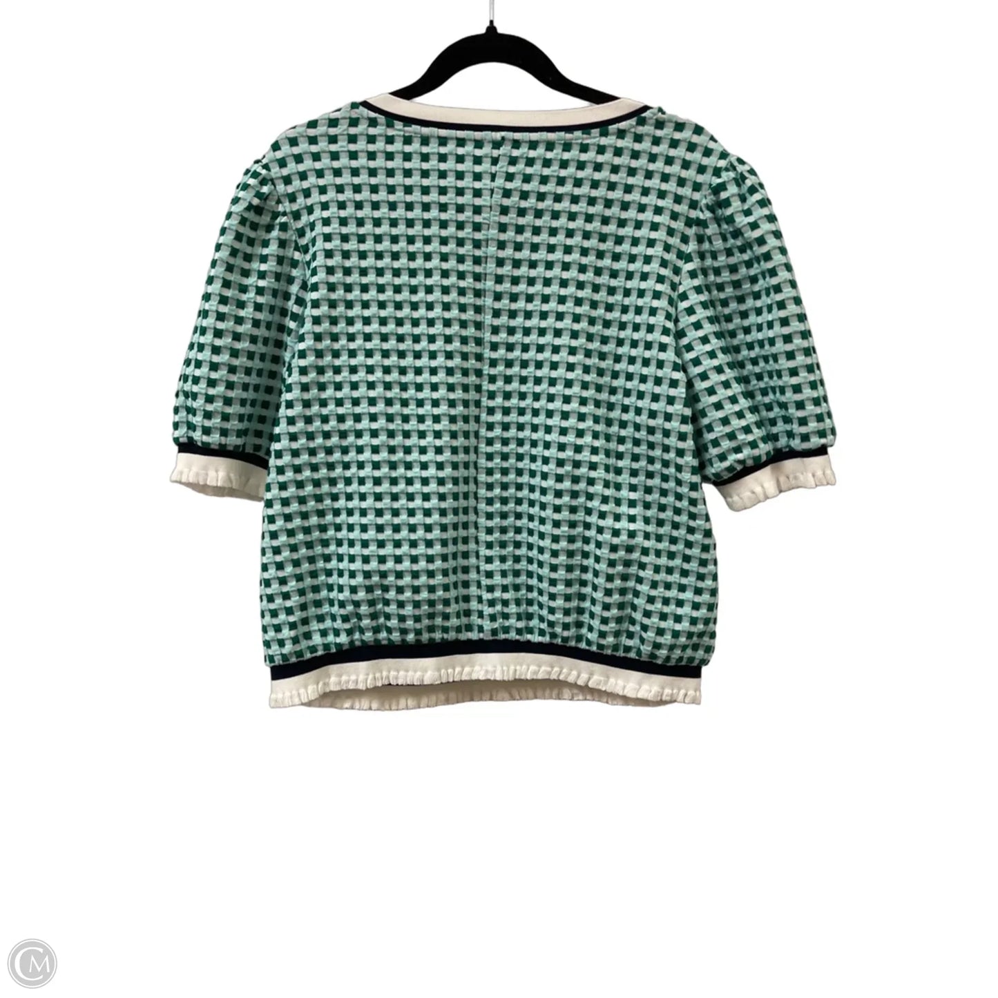 Sweater Short Sleeve By Voy In Green, Size: L