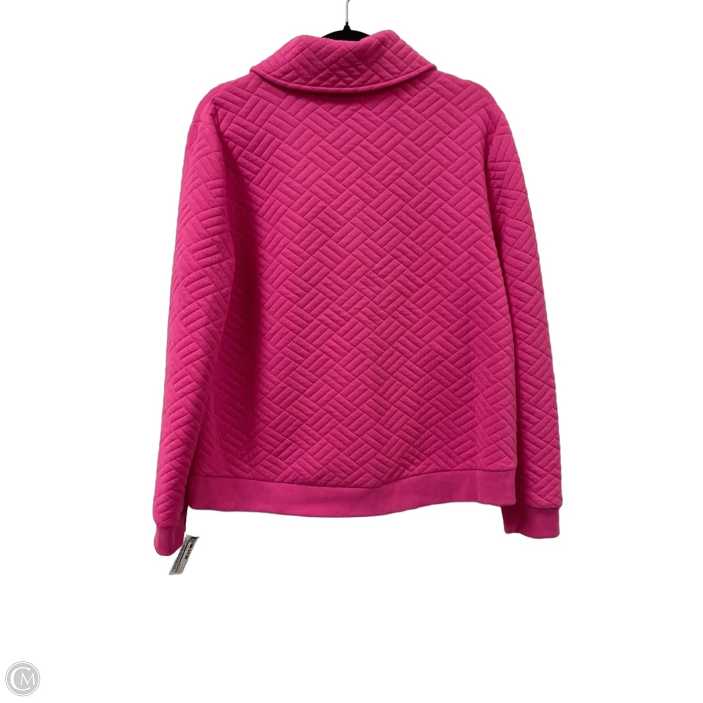 Sweater By Talbots In Pink, Size: L