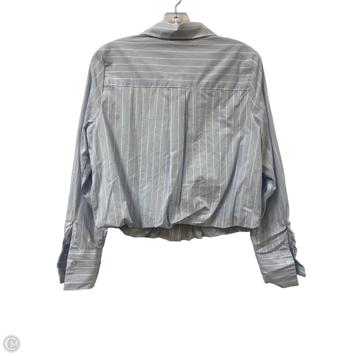 Blouse Long Sleeve By Francesca’s In Blue, Size: M