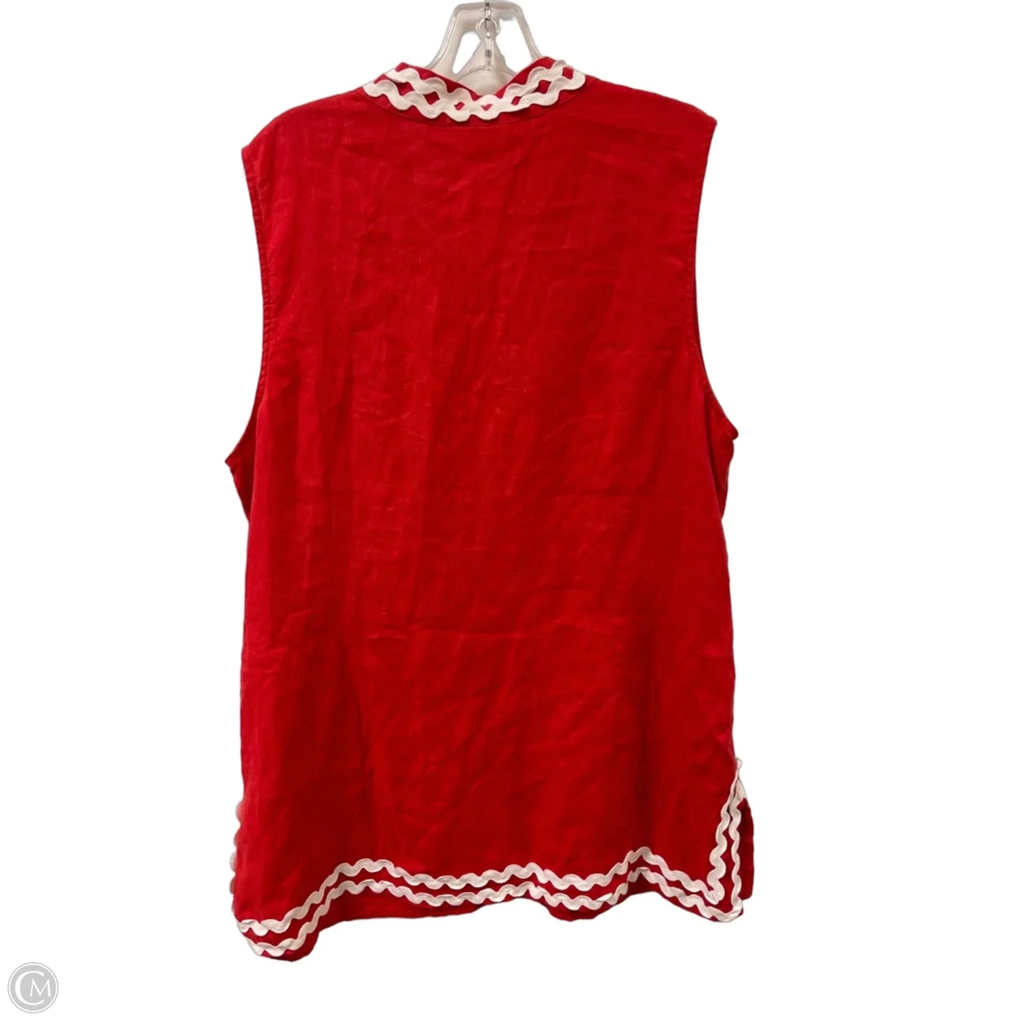 Dress Casual Midi By Charter Club In Red, Size: Xl