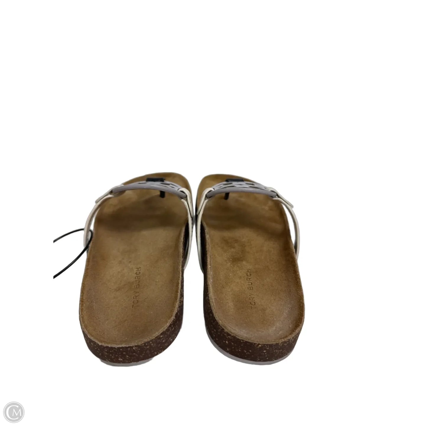 Sandals Designer By Tory Burch In Purple & White, Size: 6.5