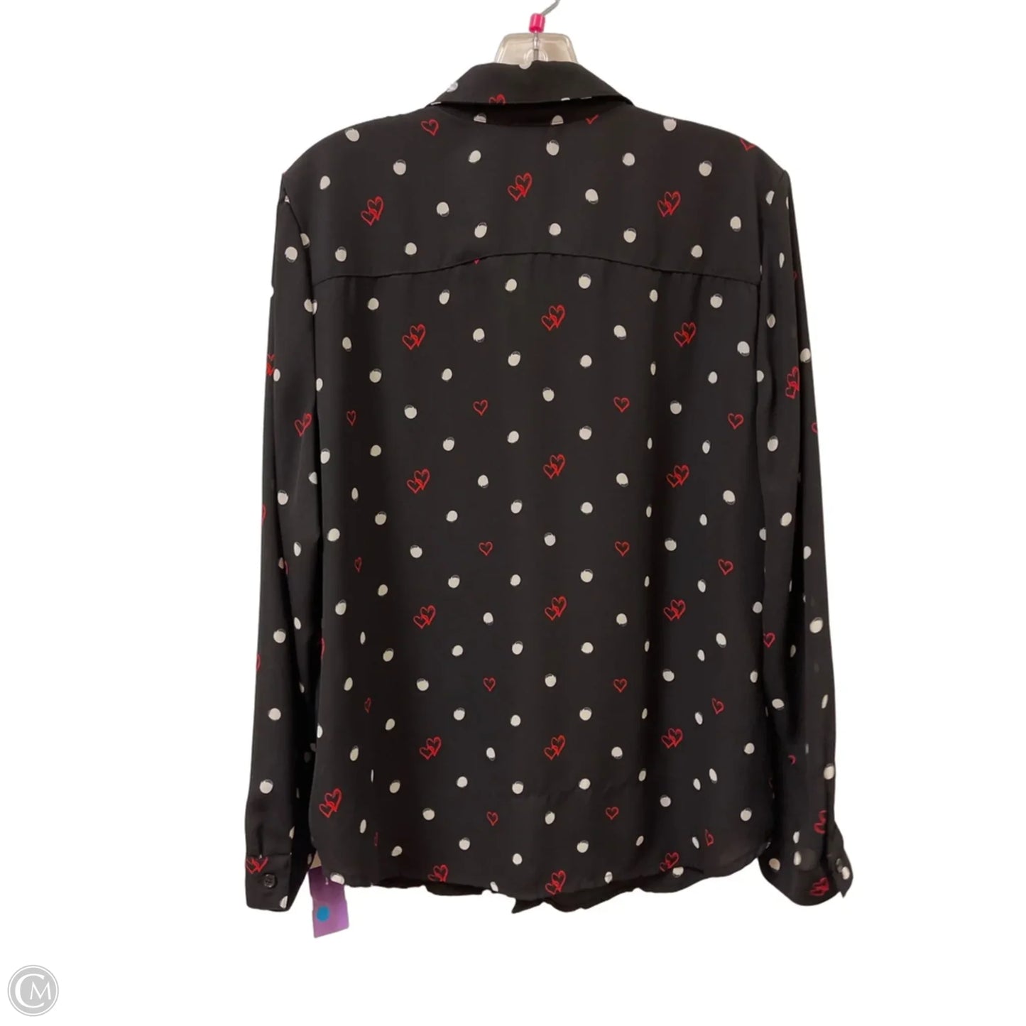 Blouse Long Sleeve By Chicos In Blue, Size: L