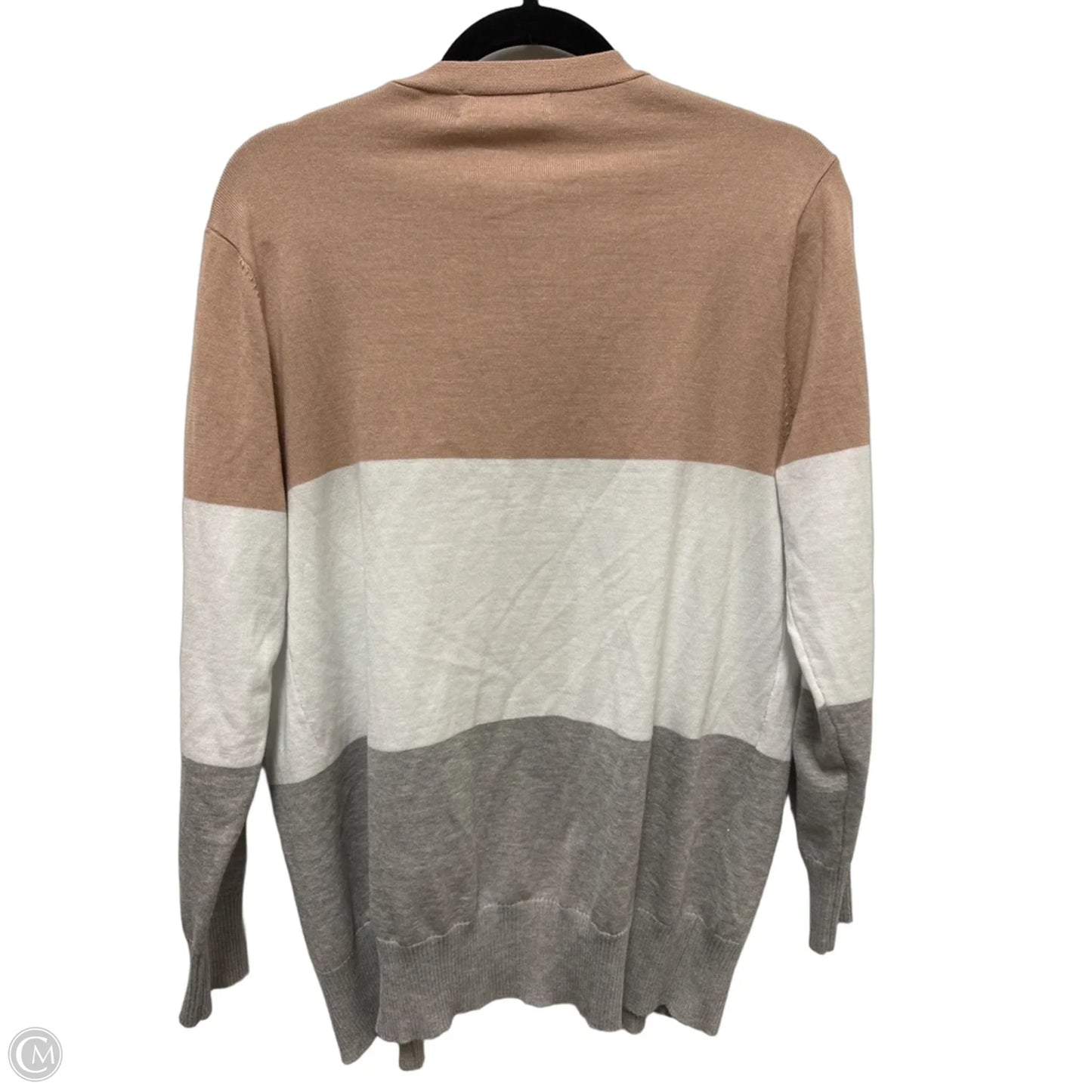 Sweater Cardigan By Merokeety In Tan, Size: L