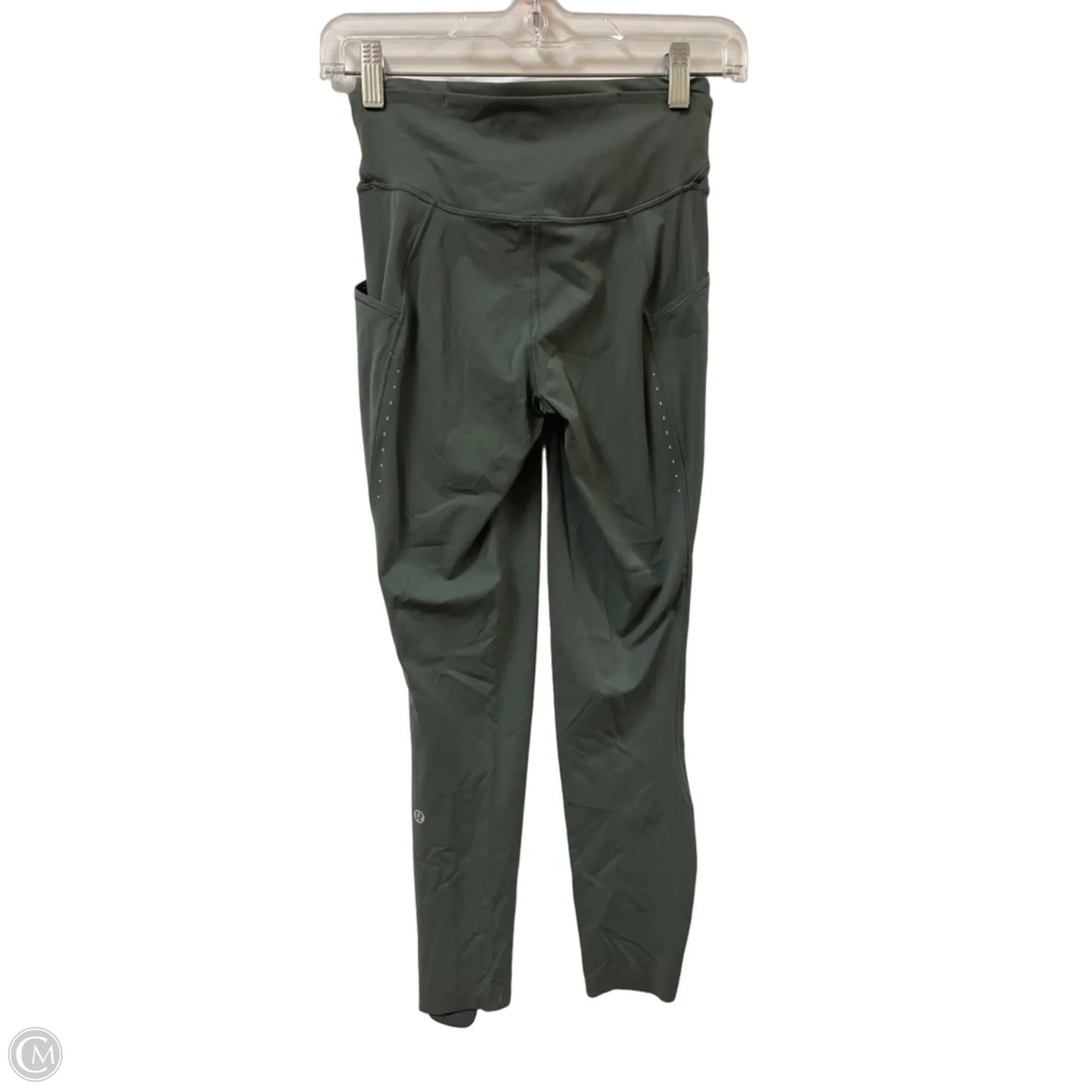 Athletic Leggings By Lululemon In Green, Size: 4