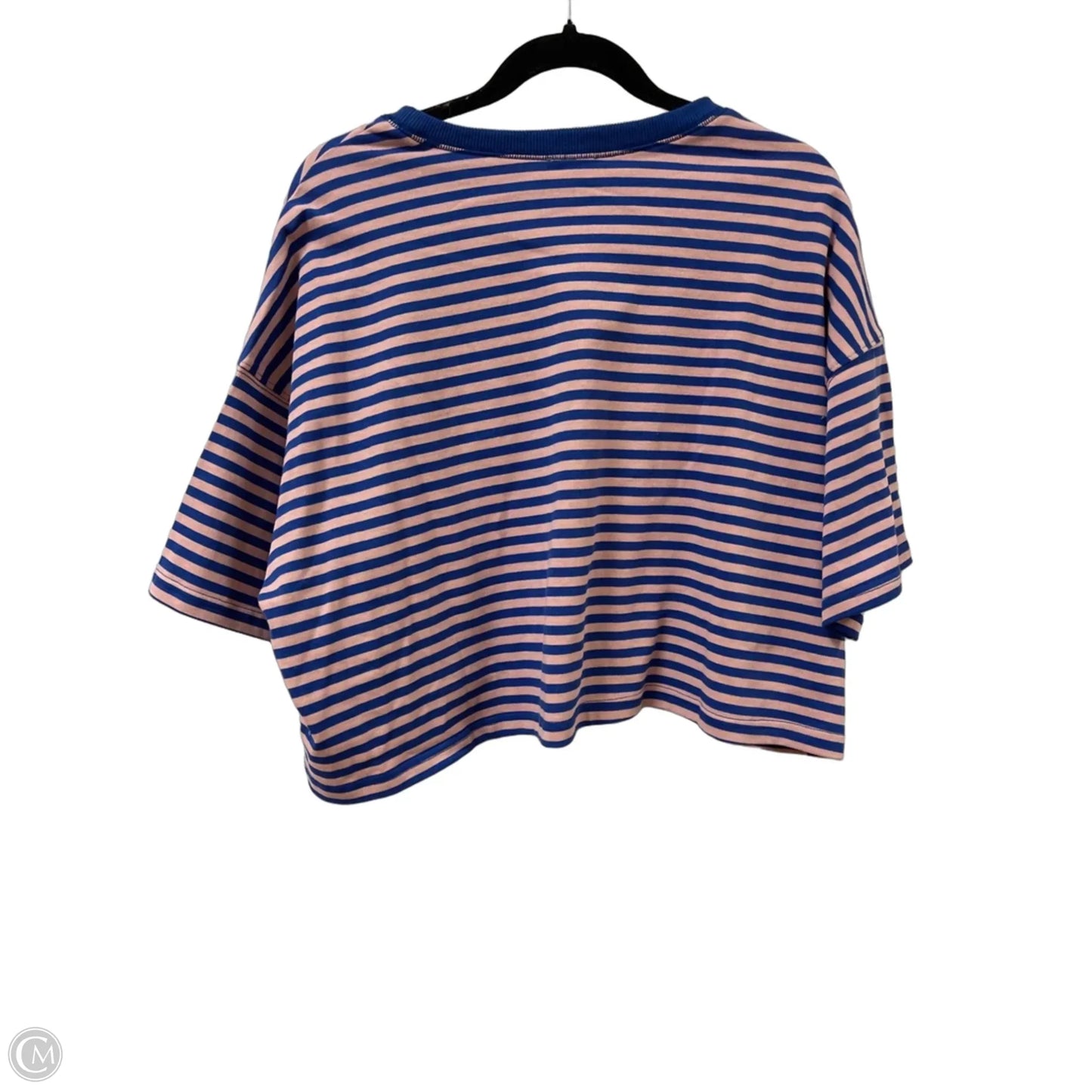 Top Short Sleeve By Peach Love Cream California In Blue, Size: S