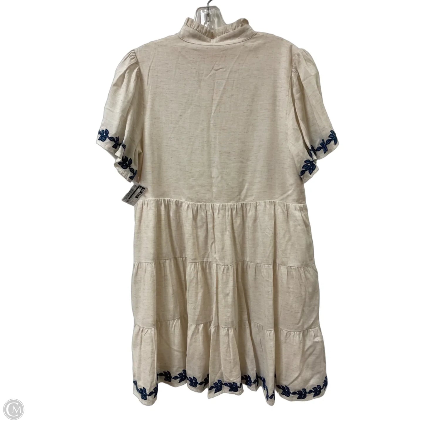 Dress Party Short By Thml In Blue & Cream, Size: S